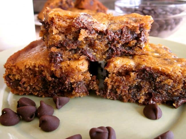 Fudgy Pumpkin Chocolate Chip Bars  Pumpkin Blondies  - 70