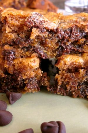 Pumpkin Chocolate Chip Bars from The Food Charlatan