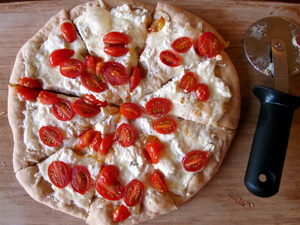 Cherry Tomato and Goat Cheese Pizza The Food Charlatan