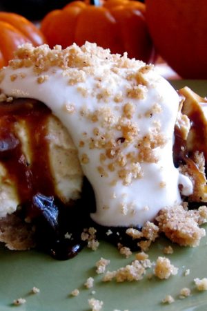 Double Layer Pumpkin Cheesecake from TheFoodCharlatan.com