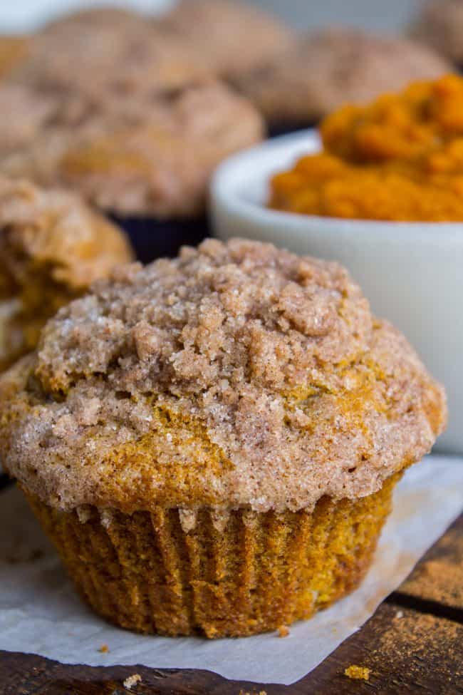 pumpkin muffins with cream cheese filling