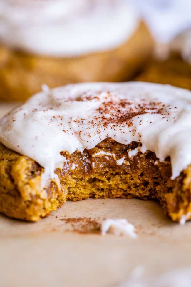 Soft Pumpkin Cookies With Brown Butter Icing The Food Charlatan