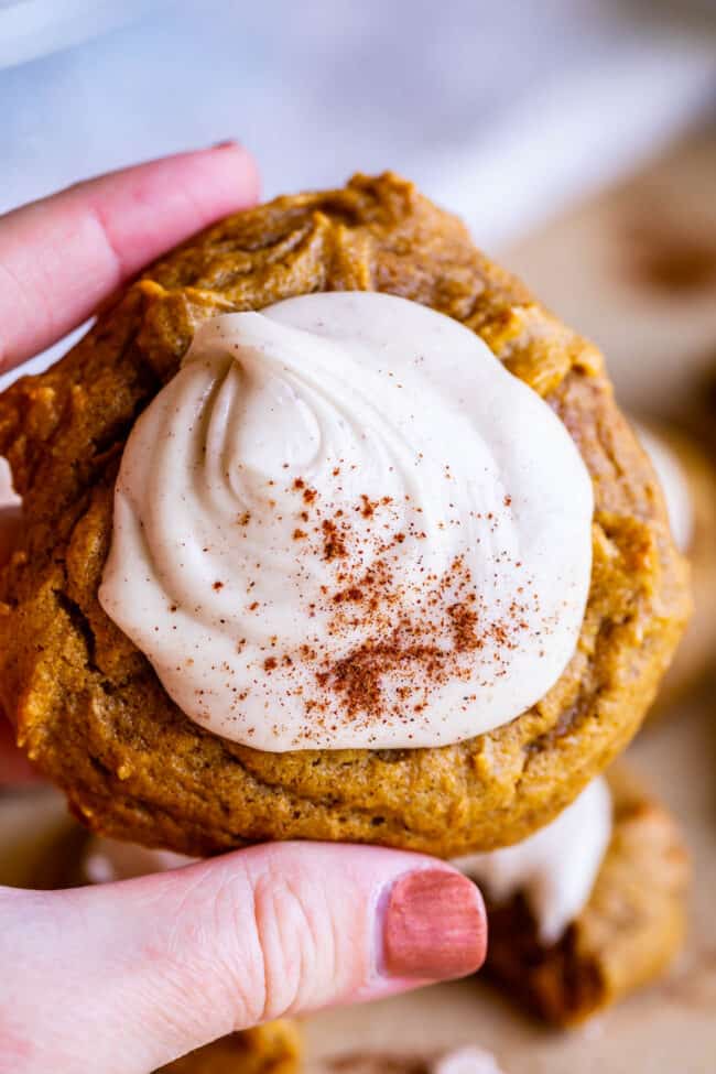 Soft Pumpkin Cookies With Brown Butter Icing The Food Charlatan