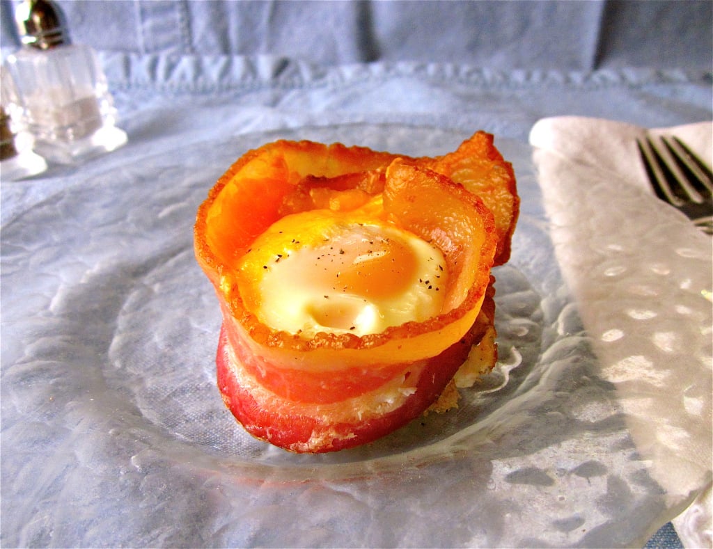 Bacon and Egg Toast Cups from TheFoodCharlatan.com