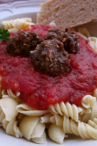 Spaghetti and Meatballs from The Food Charlatan