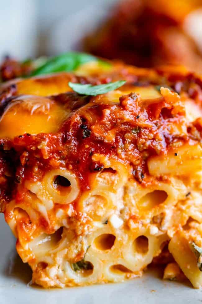 pasta recipes baked ziti casserole