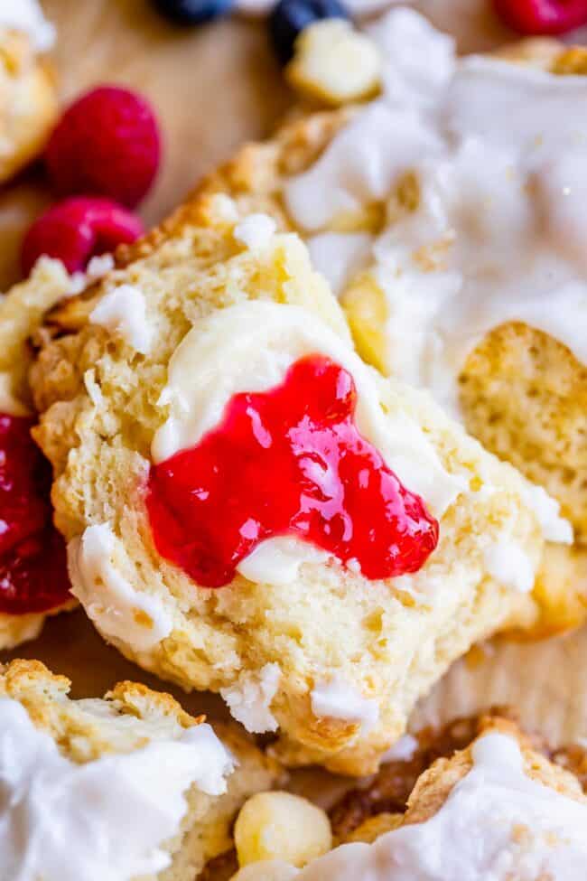 Cherry Red Ceramic Scone Pan