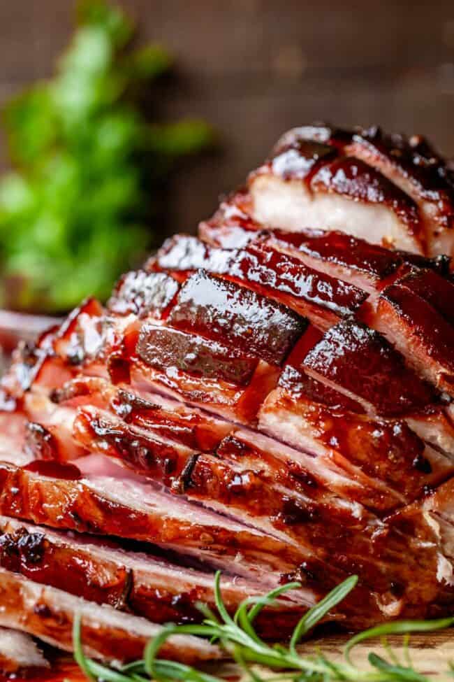 Balsamic Honey Dijon-Glazed Spiral Ham - bell' alimento