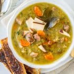 Split Pea Soup with Smoked Gouda (Slow Cooker) from The Food Charlatan