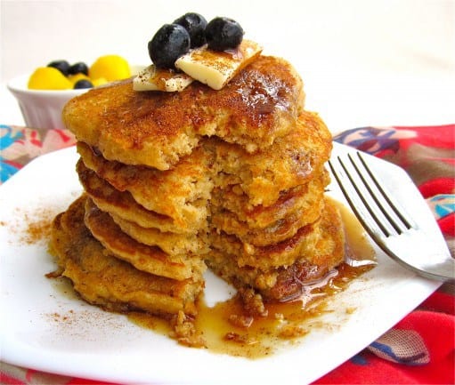 Oatmeal Buttermilk Pancakes from TheFoodCharlatan.com