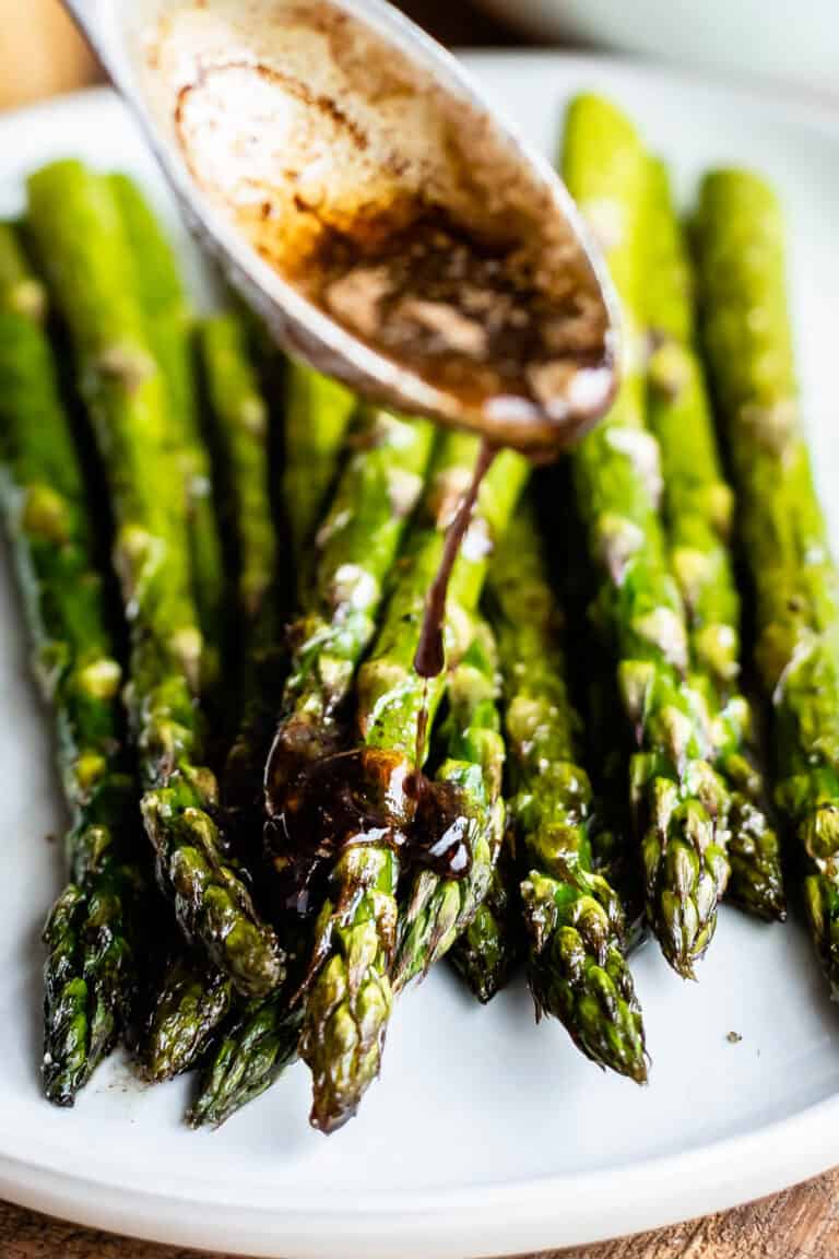 Oven Roasted Asparagus w/ Balsamic Brown Butter The Food Charlatan