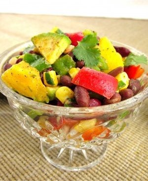 Mexican Bean Salad from TheFoodCharlatan.com