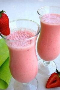 Strawberry Lassi from The Food Charlatan