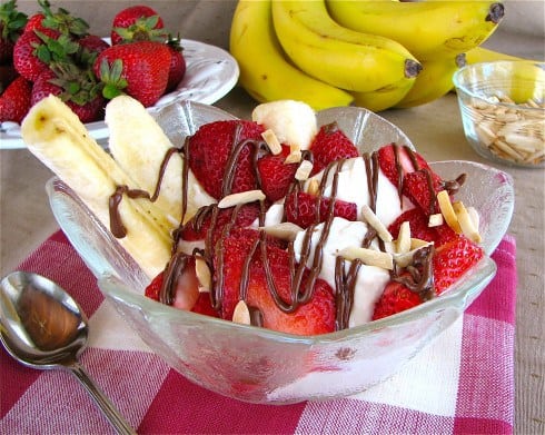 Banana Churros with Chocolate Peanut Butter Sauce - 50