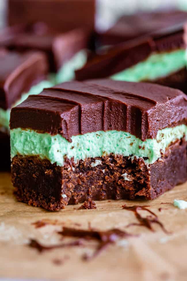 Fudgy Mint Chocolate Brownies - 24