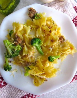 Spicy Sausage and Broccoli Pasta from The Food Charlatan