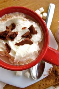 Coconut Tres Leches Hot Chocolate from TheFoodCharlatan.com