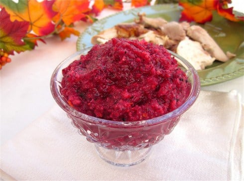 Fresh Cranberry Orange Sauce from TheFoodCharlatan.com