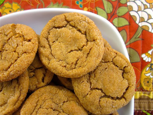 Soft Ginger Cookies from The Food Charlatan
