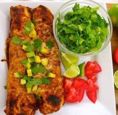 Turkey Enchiladas from The Food Charlatan