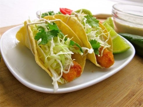 Easy Fishstick Tacos from TheFoodCharlatan.com