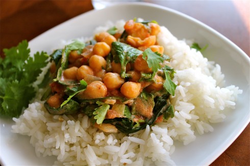 Chickpea Curry with Jasmine Rice Vegetarian - 47