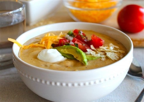 Easy Queso Dip Potato Soup - The Food Charlatan