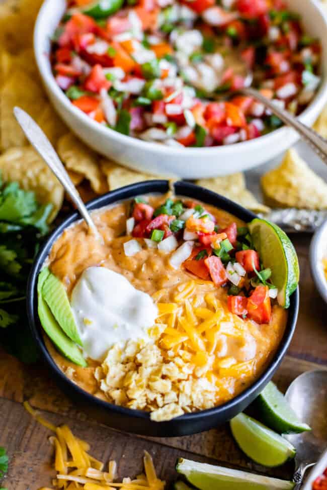 cheesy chicken enchilada soup