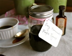 Easy Homemade Maple Syrup from TheFoodCharlatan.com