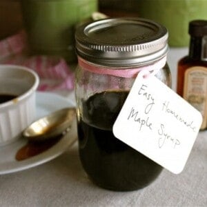 Easy Homemade Maple Syrup from TheFoodCharlatan.com