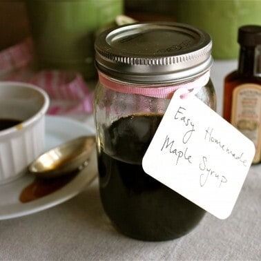 Easy Homemade Maple Syrup from TheFoodCharlatan.com