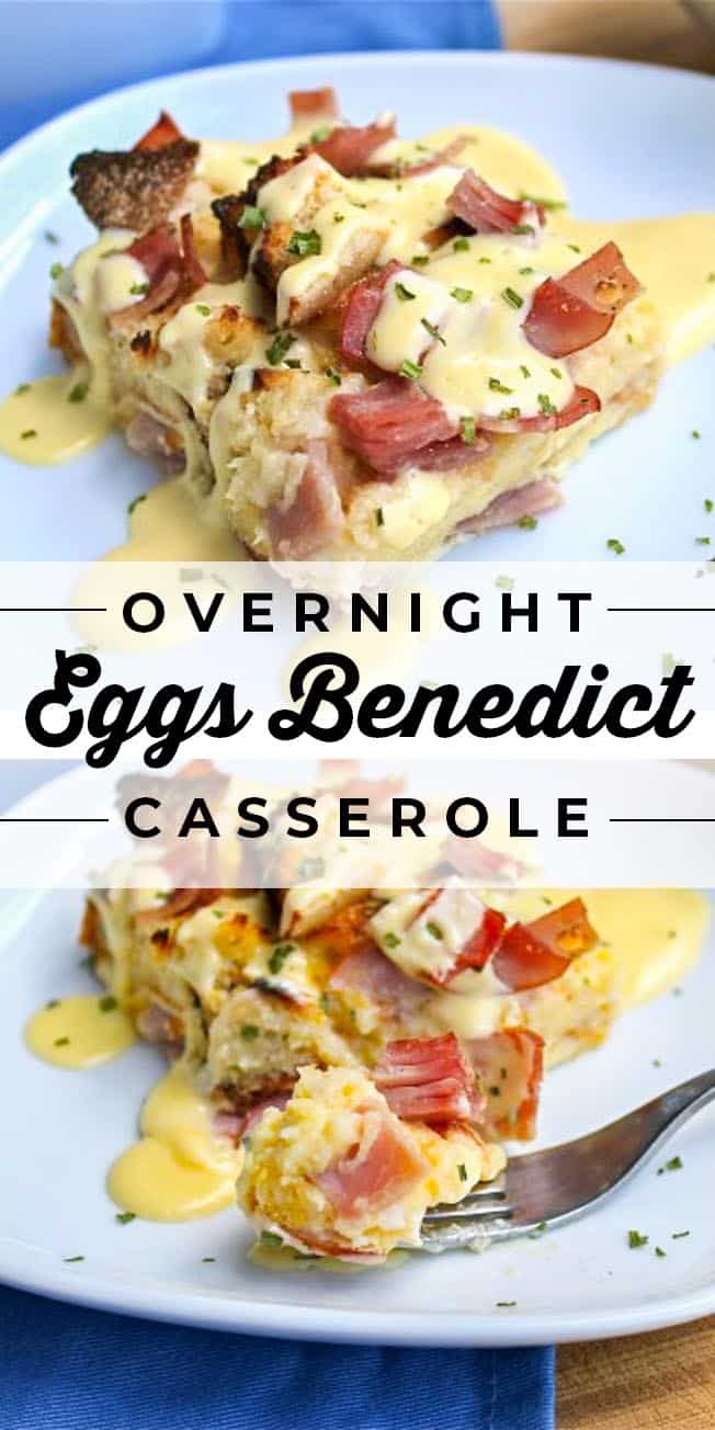 Eggs Benedict Casserole (Overnight Casserole) - The Food Charlatan