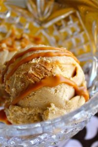 Five-Minute Healthy Banana Ice Cream with Biscoff Swirls from TheFoodCharlatan.com