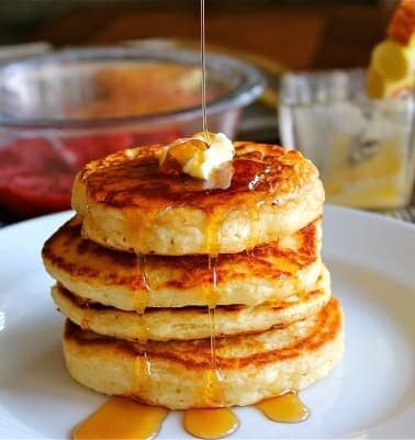 Good Old Fashioned Pancakes from TheFoodCharlatan.com