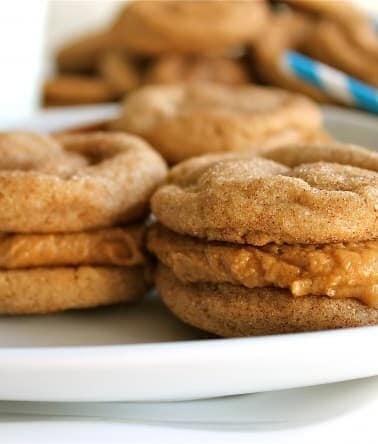 Snickerdoodle Biscoff Sandwich Cookies from The Food Charlatan