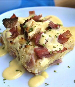 Eggs Benedict Casserole (Overnight) from TheFoodCharlatan.com