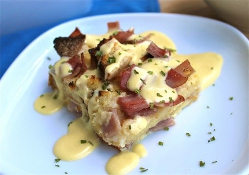 Eggs Benedict Casserole (Overnight) from TheFoodCharlatan.com