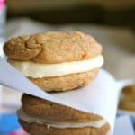 Carrot Cake Cookie Sandwiches with Cream Cheese Frosting