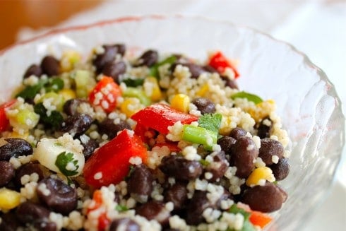 Black Bean & Couscous Salad from TheFoodCharlatan.com