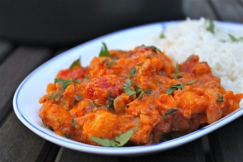 Thai Red Chicken with Cherry Tomatoes from The Food Charlatan