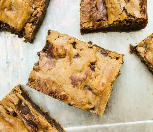 Browned Butter Blondies - The Food Charlatan