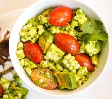 Grilled Corn, Tomato, and Mozzarella Salad from TheFoodCharlatan.com