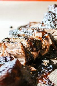 Brown Sugar Balsamic Pork Tenderloin from TheFoodCharlatan.com