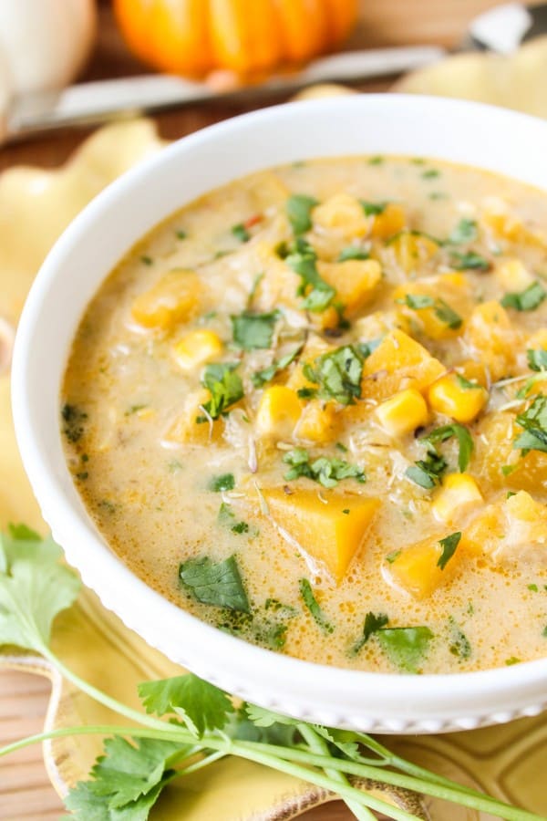 Pumpkin and Chipotle Corn Chowder (and How to Chop a Pumpkin) - The ...