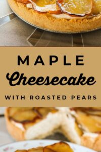 maple cheesecake
