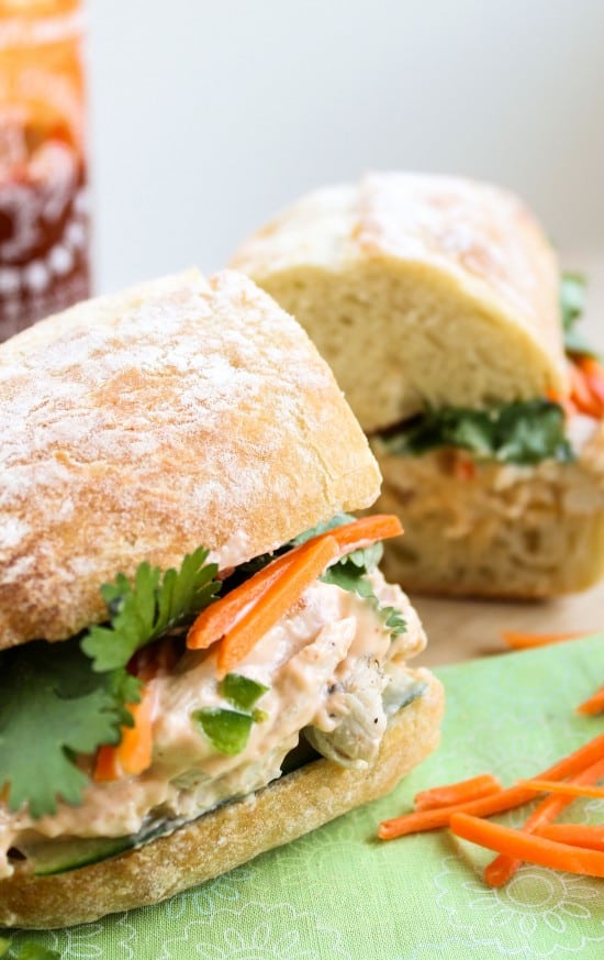 Leftover Turkey Asian Sandwich (Turkey Banh Mi)