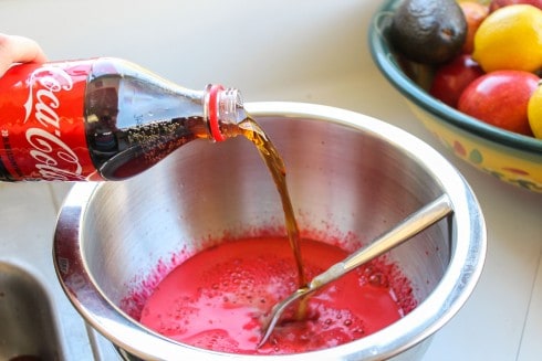 Coca-Cola Jello Salad with Cherries