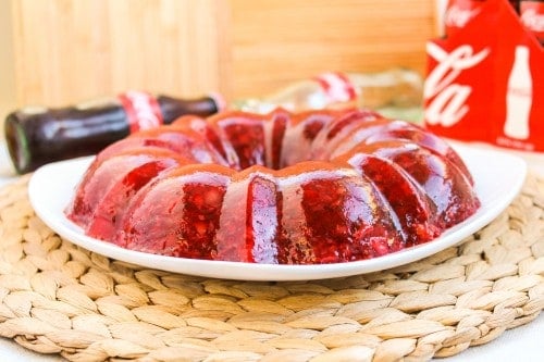 Coca-Cola Jello Salad with Cherries