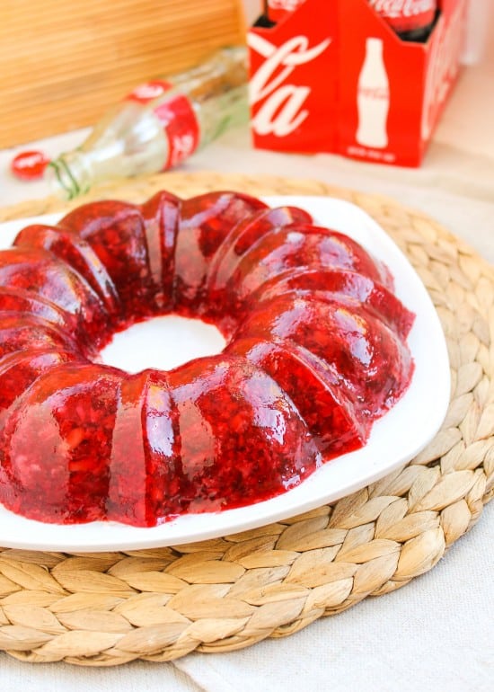 Coca-Cola Jello Salad with Cherries