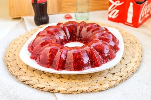 Coca-Cola Jello Salad with Cherries